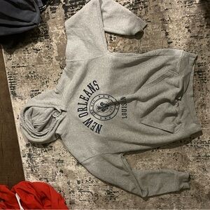 New Orleans Gray Hoodie
